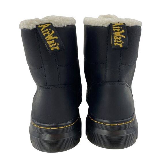 Dr. Martens Combs Wyoming Faux Fur Lined Lace Up Ankle Boots Docs WMN 10 - Picture 5 of 10